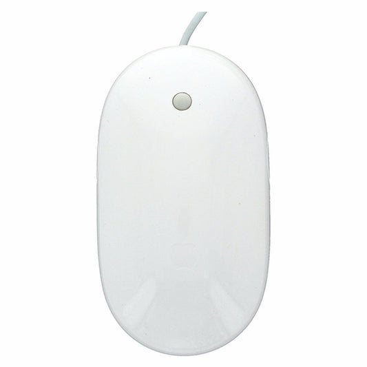 Apple Mighty Mouse MB112LL/B  Optical Wired Mouse White A1152 Keyboards/Mice - Mice, Trackballs & Touchpads Apple    - Simple Cell Bulk Wholesale Pricing - USA Seller
