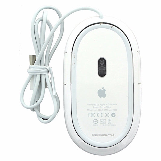 Apple Mighty Mouse MB112LL/B  Optical Wired Mouse White A1152 Keyboards/Mice - Mice, Trackballs & Touchpads Apple    - Simple Cell Bulk Wholesale Pricing - USA Seller