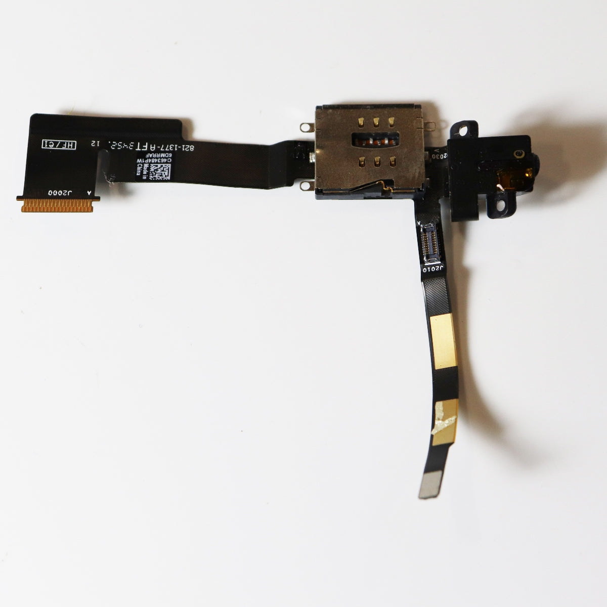 Repair Part - Audio Jack and SIM Card Flex Ribbon Cable for iPad 2 A1396 Cell Phone - Other Accessories Apple - Simple Cell Bulk Wholesale Pricing - USA Seller