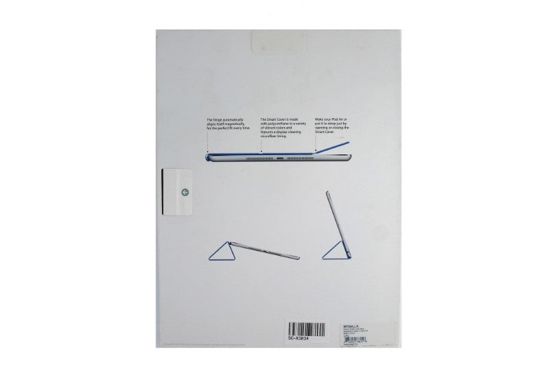 Apple Smart Cover for Apple iPad Air - Blue iPad/Tablet Accessories - Cases, Covers, Keyboard Folios Apple - Simple Cell Bulk Wholesale Pricing - USA Seller