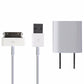 Apple 30 Pin to USB Travel Charger-MA591G (White) * Cell Phone - Cables & Adapters Apple - Simple Cell Bulk Wholesale Pricing - USA Seller