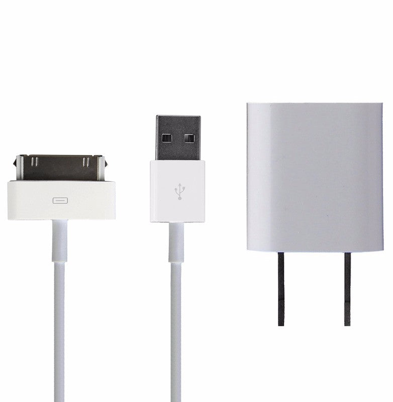 Apple 30 Pin to USB Travel Charger-MA591G (White) * Cell Phone - Cables & Adapters Apple - Simple Cell Bulk Wholesale Pricing - USA Seller