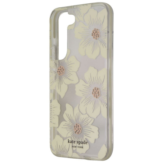 Kate Spade Defensive Hardshell Case for Galaxy S22 - Hollyhock Floral Cell Phone - Cases, Covers & Skins Kate Spade    - Simple Cell Bulk Wholesale Pricing - USA Seller