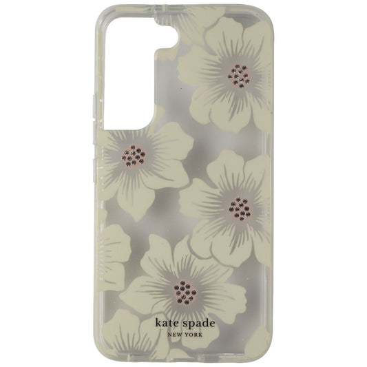 Kate Spade Defensive Hardshell Case for Galaxy S22 - Hollyhock Floral Cell Phone - Cases, Covers & Skins Kate Spade    - Simple Cell Bulk Wholesale Pricing - USA Seller