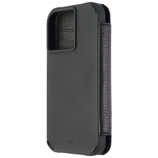 Case-Mate Leather Tough Wallet Folio for MagSafe for iPhone 13 Pro - Black Cell Phone - Cases, Covers & Skins Case-Mate - Simple Cell Bulk Wholesale Pricing - USA Seller