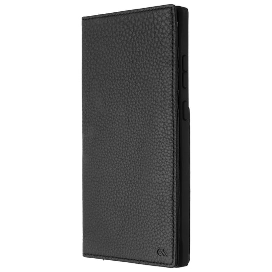 Case-Mate Wallet Folio Leather Case for Samsung Galaxy S23 Ultra - Black