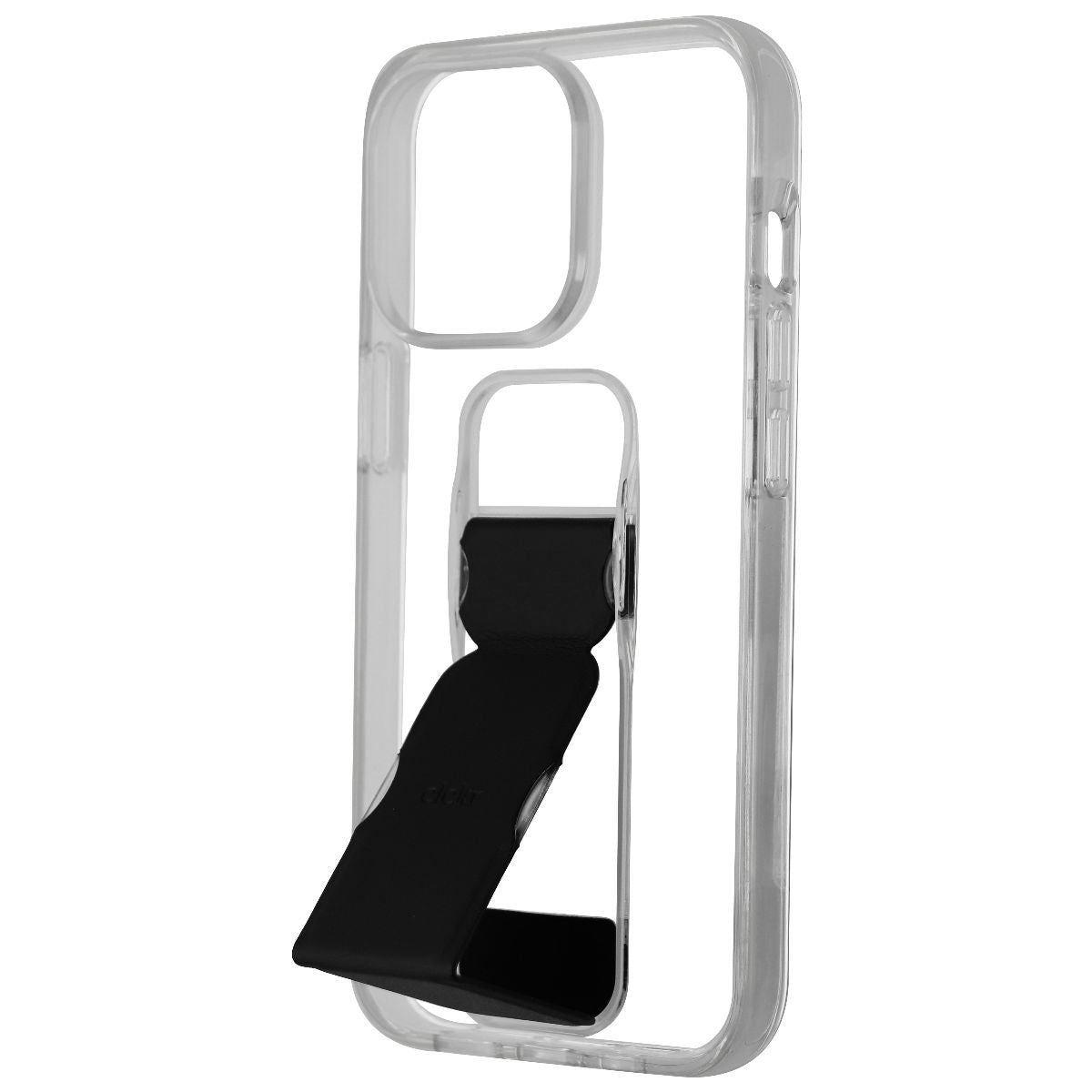 CLCKR Stand & Grip Case for iPhone 13 Pro Smartphones - Clear/Black Cell Phone - Cases, Covers & Skins Clckr    - Simple Cell Bulk Wholesale Pricing - USA Seller