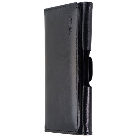 Ventev Leather Carry Pouch for 5-inch Small Size Smartphones & Devices - Black Cell Phone - Cases, Covers & Skins Ventev - Simple Cell Bulk Wholesale Pricing - USA Seller