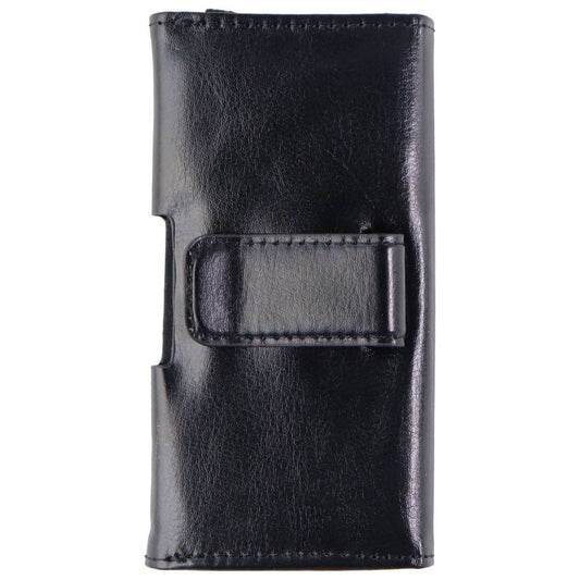 Ventev Leather Carry Pouch for 5-inch Small Size Smartphones & Devices - Black Cell Phone - Cases, Covers & Skins Ventev - Simple Cell Bulk Wholesale Pricing - USA Seller