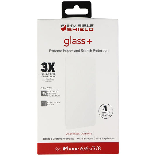 ZAGG Invisible Shield (Glass+) Protector for Apple iPhone 8/7/6s/6 - Clear Cell Phone - Screen Protectors Zagg    - Simple Cell Bulk Wholesale Pricing - USA Seller