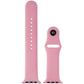Silicone Watch Band for Apple Watch 42/44/45mm Cases - Pink - Large Smart Watch Accessories - Watch Bands Unbranded - Simple Cell Bulk Wholesale Pricing - USA Seller