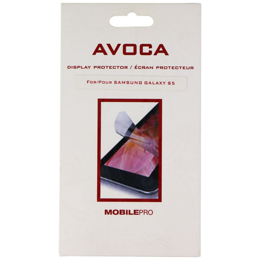 Avoca MobilePro Display Protector for Samsung Galaxy S5 Smartphone - Clear Cell Phone - Screen Protectors Avoca    - Simple Cell Bulk Wholesale Pricing - USA Seller
