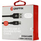 Griffin Premium 6-Foot (USB-C) to USB Charge & Sync Braided Cable - Black Cell Phone - Cables & Adapters Griffin - Simple Cell Bulk Wholesale Pricing - USA Seller