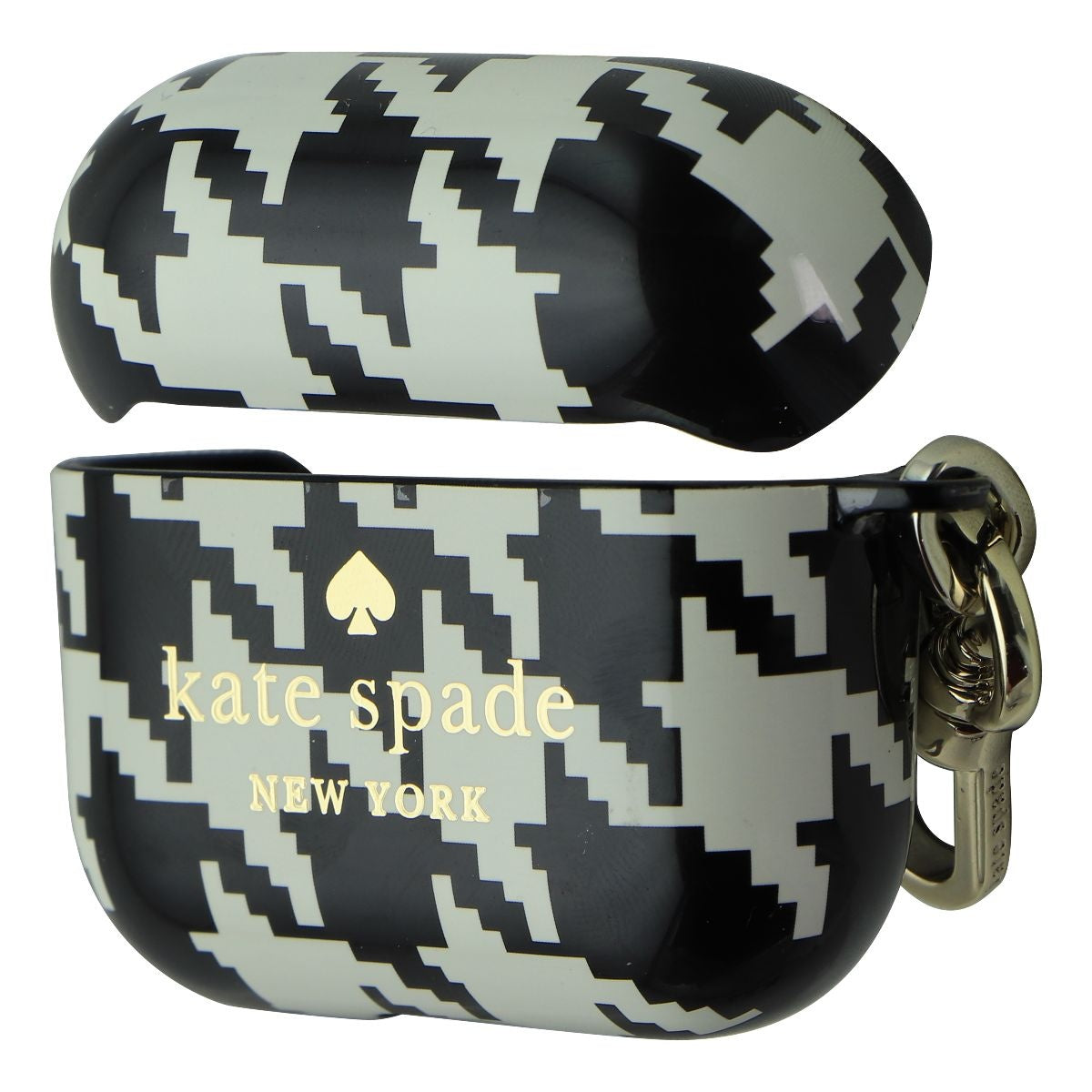 Kate Spade Protective Case for Apple AirPods (3rd Gen) - Black/White Pattern iPod, Audio Player Accessories - Cases, Covers & Skins Kate Spade - Simple Cell Bulk Wholesale Pricing - USA Seller