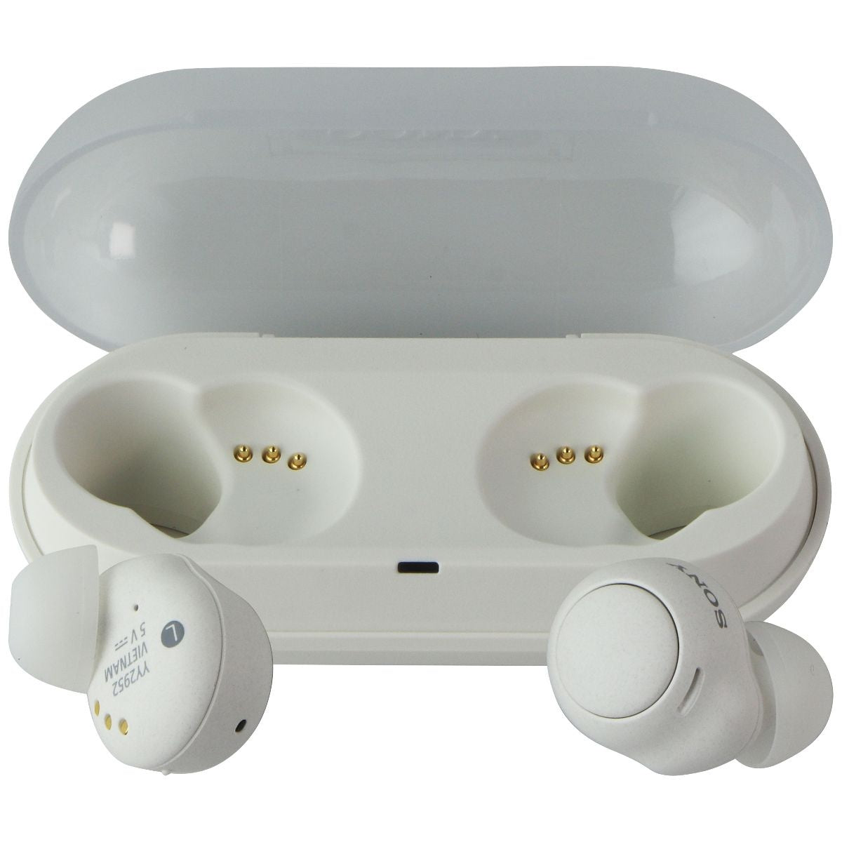 Sony WF-C500 Truly Wireless Bluetooth Earbuds - White/Clear (YY2952) Portable Audio - Headphones Sony - Simple Cell Bulk Wholesale Pricing - USA Seller