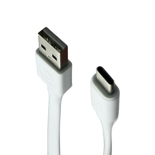 UBREAKIFIX (3-Ft) Flat Series USB-C to USB Charge and Sync Cable - White Cell Phone - Cables & Adapters UBREAKIFIX    - Simple Cell Bulk Wholesale Pricing - USA Seller