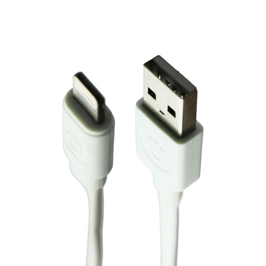 UBREAKIFIX (3-Ft) Flat Lightning 8-Pin to USB MFi Cable for iPhone - White