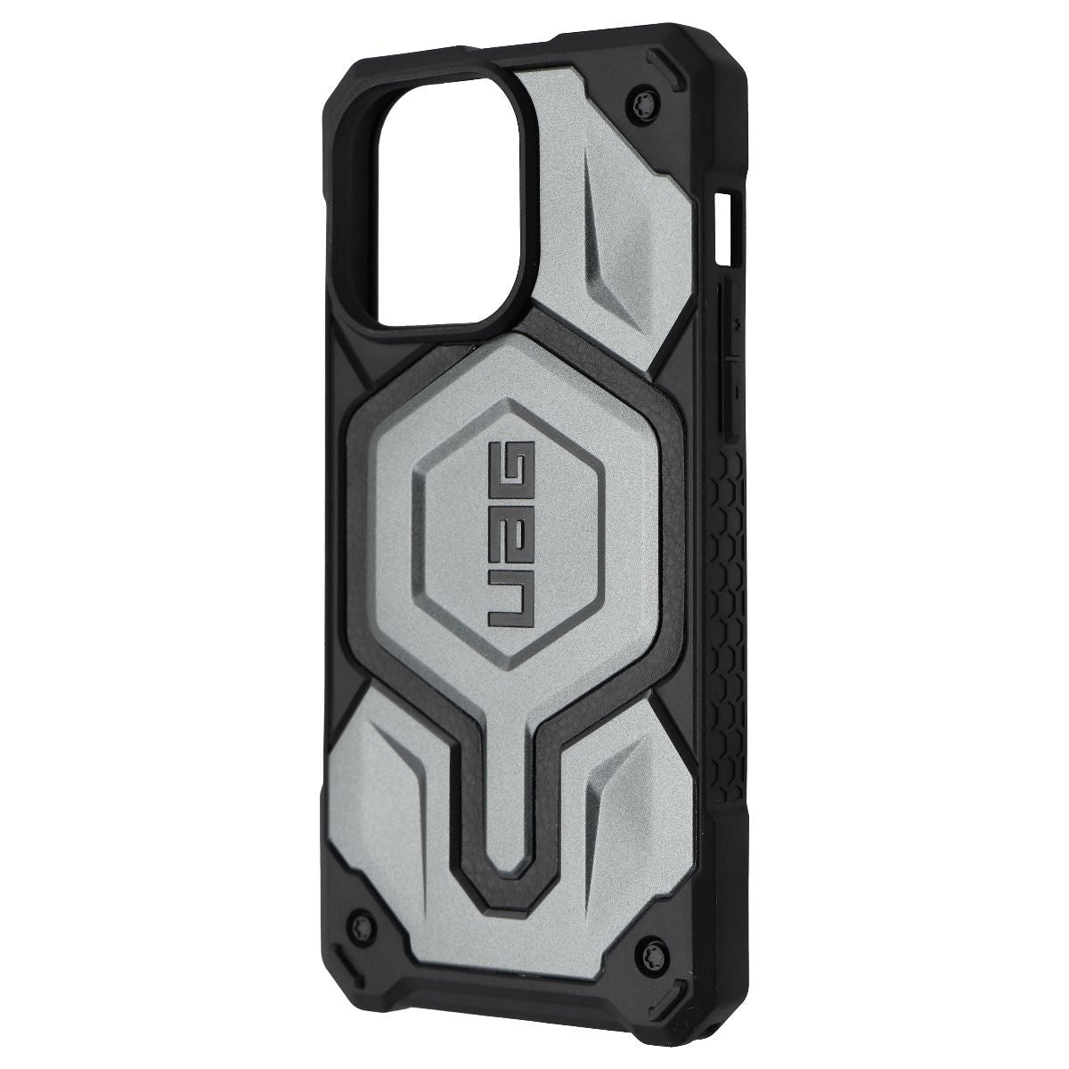 UAG Monarch PRO Series Case For Magsafe for iPhone 14 Pro Max - Silver/Black Cell Phone - Cases, Covers & Skins Urban Armor Gear - Simple Cell Bulk Wholesale Pricing - USA Seller