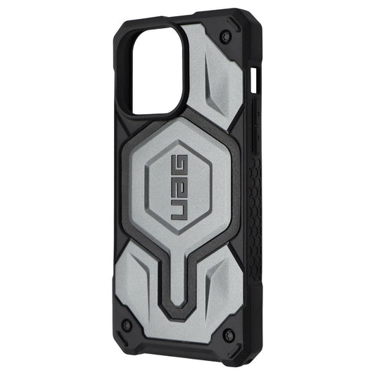 UAG Monarch PRO Series Case For Magsafe for iPhone 14 Pro Max - Silver/Black Cell Phone - Cases, Covers & Skins Urban Armor Gear - Simple Cell Bulk Wholesale Pricing - USA Seller