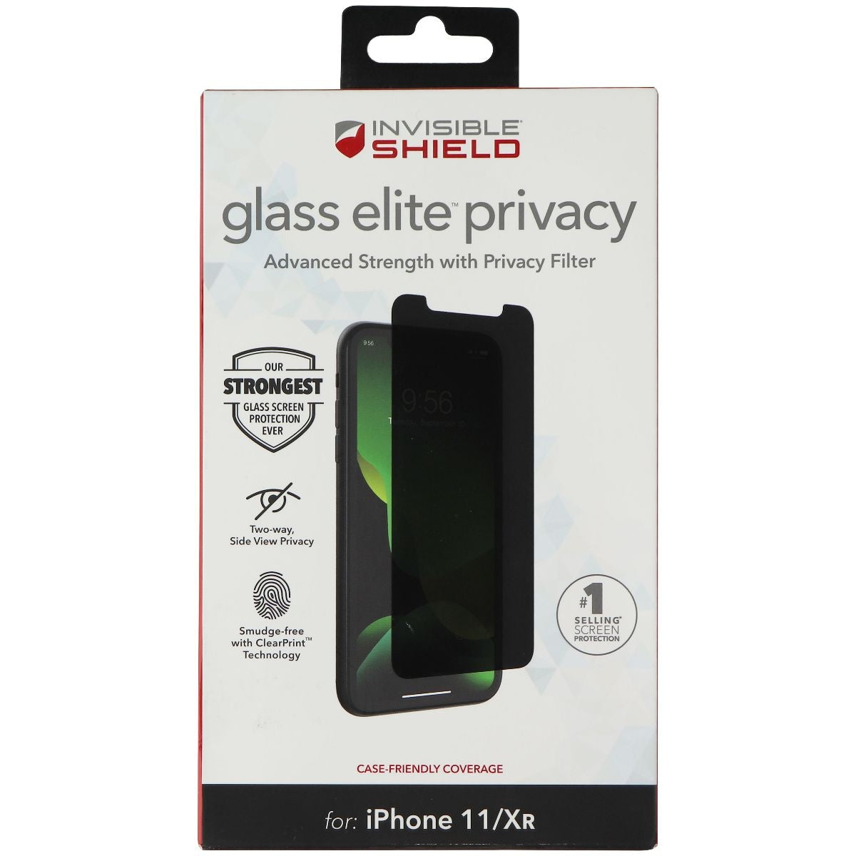ZAGG InvisibleShield Glass Elite Privacy for Apple iPhone 11/XR Cell Phone - Screen Protectors Zagg - Simple Cell Bulk Wholesale Pricing - USA Seller