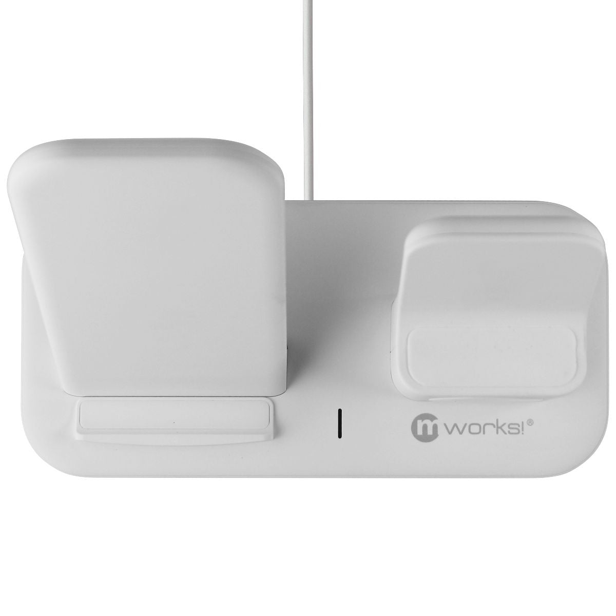 mWorks! mPOWER! 3-in-1 Multi-Function Wireless Charging Stand for Apple Watch Cell Phone - Chargers & Cradles mWorks! - Simple Cell Bulk Wholesale Pricing - USA Seller