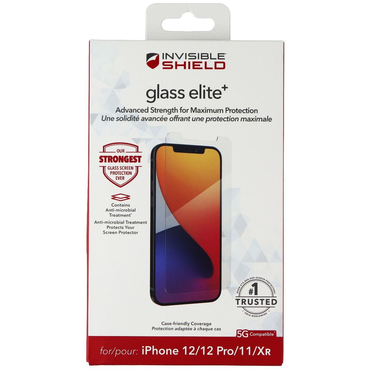 ZAGG InvisibleShield Glass Elite+ Screen Protector for Apple iPhone 12 / 12 Pro Cell Phone - Screen Protectors Zagg - Simple Cell Bulk Wholesale Pricing - USA Seller