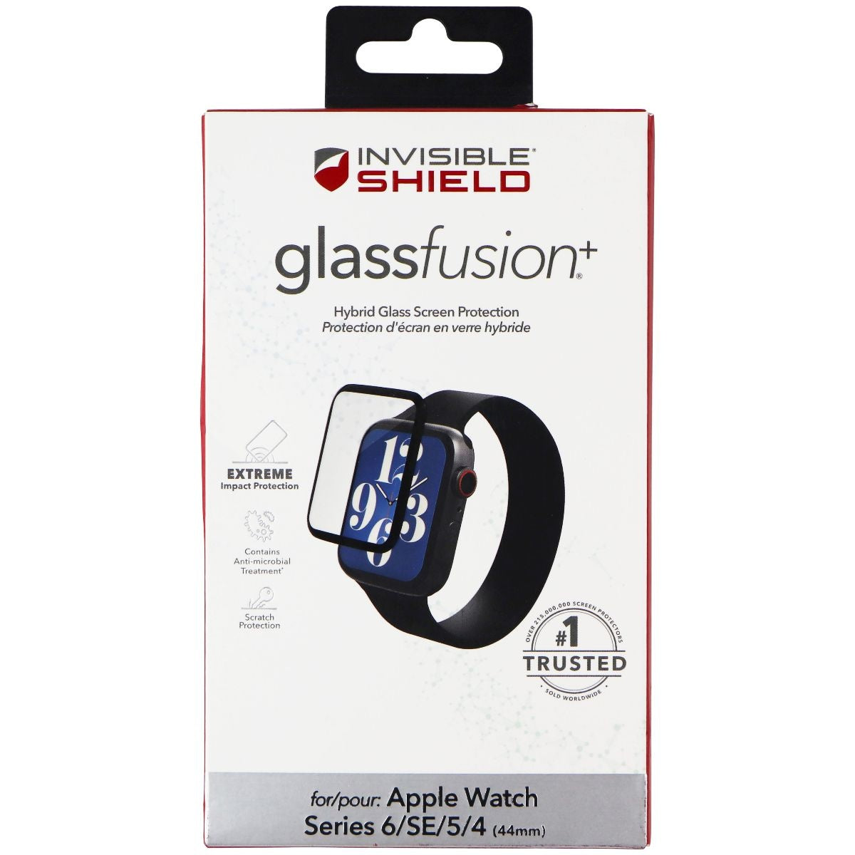 ZAGG Invisibleshield Glass Fusion+ Screen for Apple Watch Series 6/SE/5/4 (44mm) Smart Watch Accessories - Other Smart Watch Accessories Zagg - Simple Cell Bulk Wholesale Pricing - USA Seller