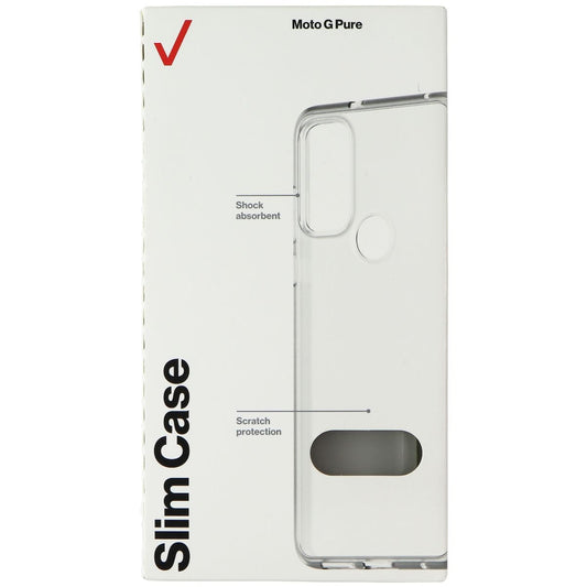 Verizon Slim Sustainable Series Case for Motorola Moto G Pure - Clear Cell Phone - Cases, Covers & Skins Verizon - Simple Cell Bulk Wholesale Pricing - USA Seller