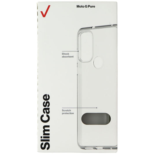 Verizon Slim Sustainable Series Case for Motorola Moto G Pure - Clear Cell Phone - Cases, Covers & Skins Verizon    - Simple Cell Bulk Wholesale Pricing - USA Seller