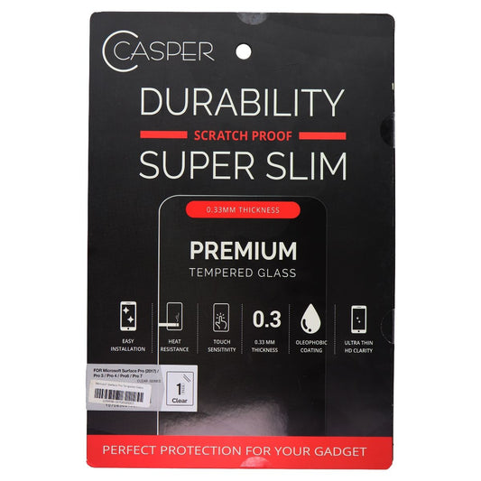Casper Durability 0.33mm Slim Tempered Glass for Microsoft Surface Pro (2017) iPad/Tablet Accessories - Screen Protectors Casper    - Simple Cell Bulk Wholesale Pricing - USA Seller