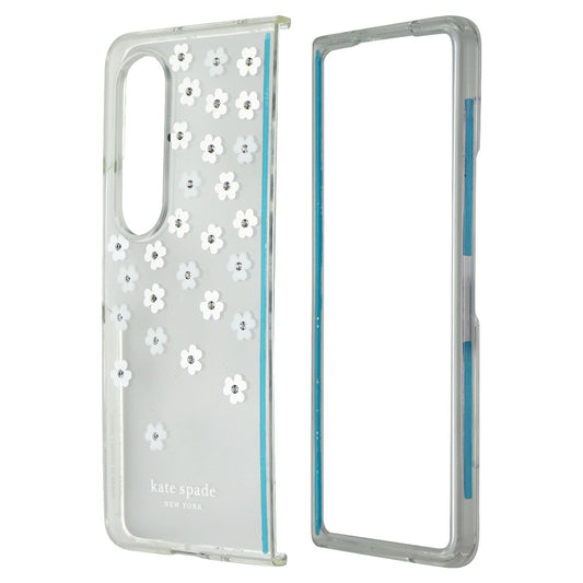 Kate Spade Protective Hardshell Case for Galaxy Z Fold4 - Scattered Flowers Cell Phone - Cases, Covers & Skins Kate Spade    - Simple Cell Bulk Wholesale Pricing - USA Seller
