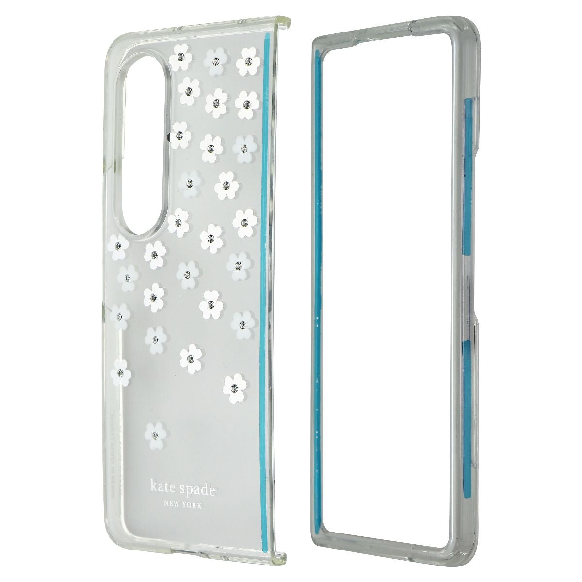 Kate Spade Protective Hardshell Case for Galaxy Z Fold4 - Scattered Flowers Cell Phone - Cases, Covers & Skins Kate Spade - Simple Cell Bulk Wholesale Pricing - USA Seller