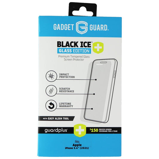 Gadget Guard Black Ice+ Glass Screen Protector for Apple iPhone 13 mini Cell Phone - Screen Protectors Gadget Guard    - Simple Cell Bulk Wholesale Pricing - USA Seller