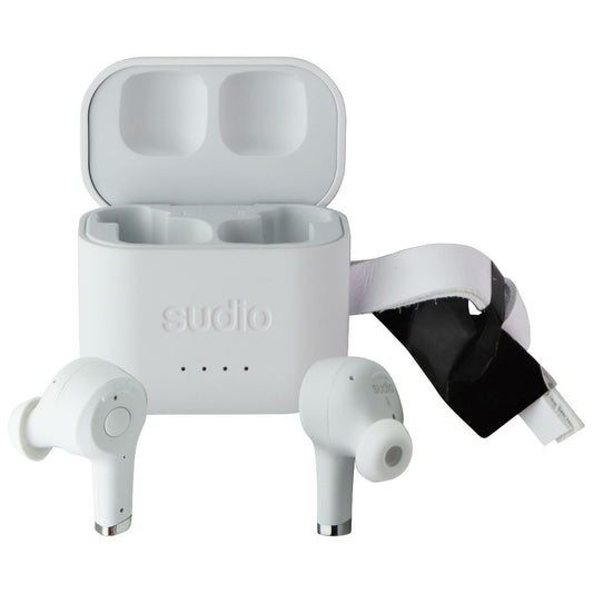 Sudio ETT Active Noise Cancelling True Wireless Earbuds - White (ETTWHT)