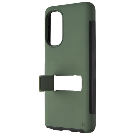 QuikCell Advocate Dual Layer Stand Case for Moto G Stylus 5G (2022) Olive Green Cell Phone - Cases, Covers & Skins Quikcell    - Simple Cell Bulk Wholesale Pricing - USA Seller