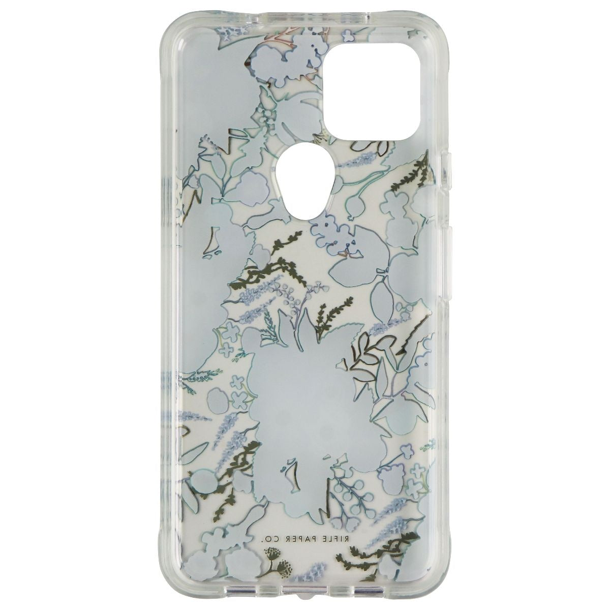 Rifle Paper Hardshell Case for Google Pixel 4a (5G) - Garden Party Blue Cell Phone - Cases, Covers & Skins Case-Mate - Simple Cell Bulk Wholesale Pricing - USA Seller