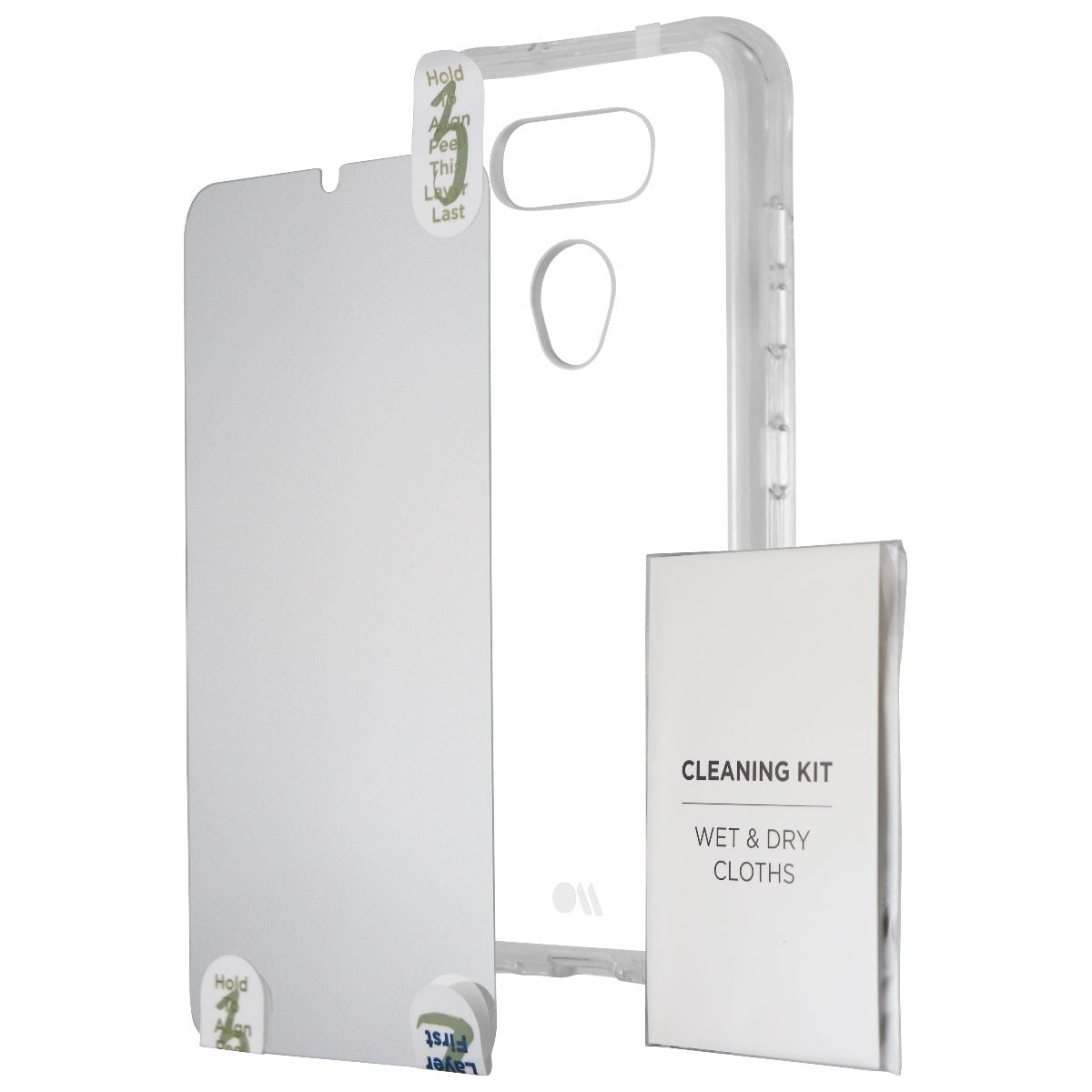 Case-Mate Protection Pack Tough Case & Glass Screen Protector for LG K31 - Clear Cell Phone - Cases, Covers & Skins Case-Mate - Simple Cell Bulk Wholesale Pricing - USA Seller