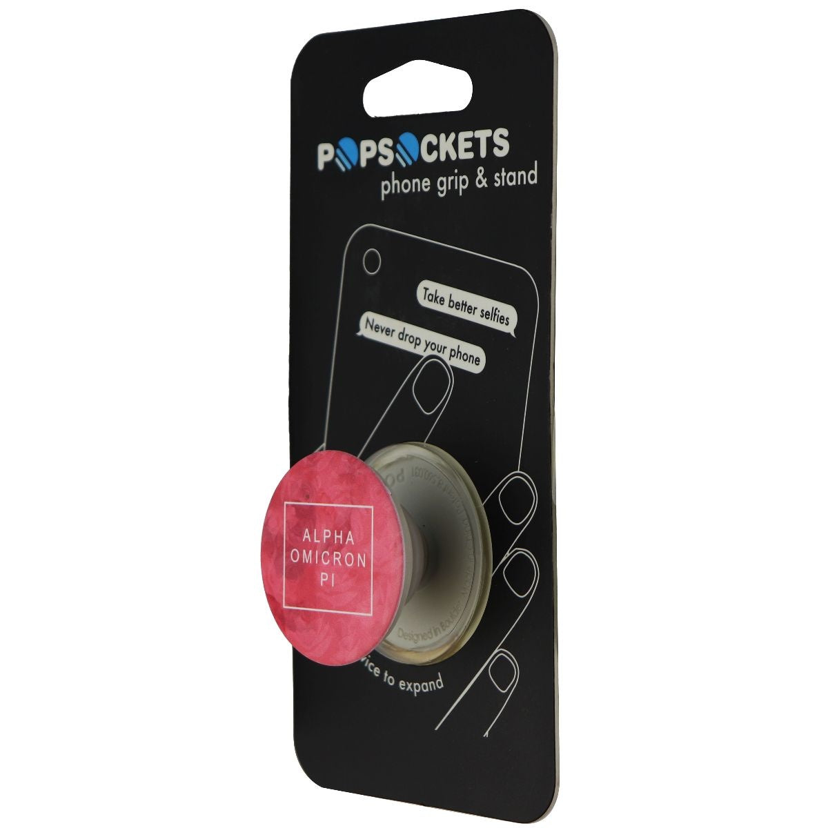 PopSockets: Collapsible Grip & Stand for Phones and Tablets - Alpha Omicron Pi Cell Phone - Mounts & Holders PopSockets - Simple Cell Bulk Wholesale Pricing - USA Seller