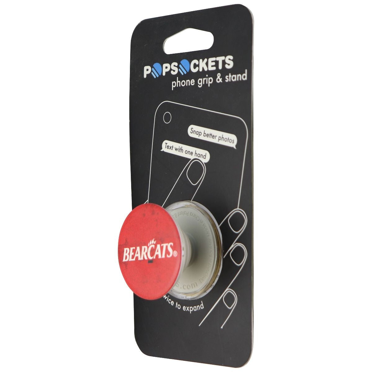 PopSockets: Collapsible Grip & Stand for Phones & Tablets - Cincinnati Heritage Cell Phone - Mounts & Holders PopSockets - Simple Cell Bulk Wholesale Pricing - USA Seller