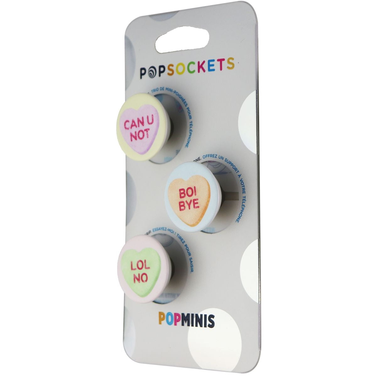 PopSockets PopMinis: Mini Grips for Phones & Tablets (3 Pack) - Sassy Hearts Cell Phone - Mounts & Holders PopSockets    - Simple Cell Bulk Wholesale Pricing - USA Seller