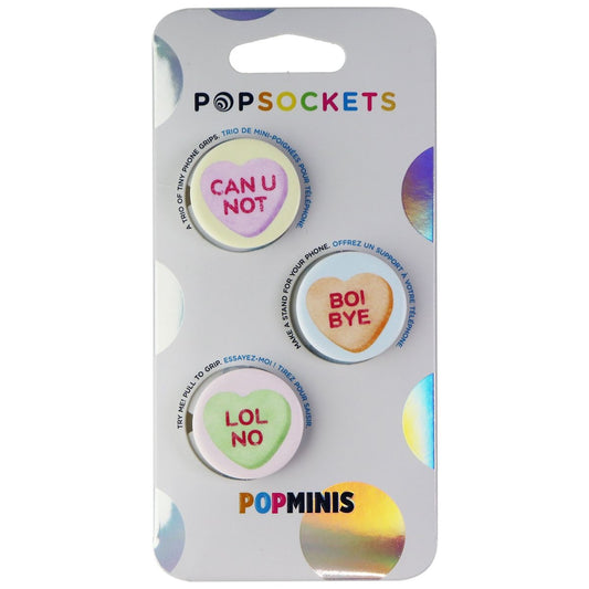 PopSockets PopMinis: Mini Grips for Phones & Tablets (3 Pack) - Sassy Hearts Cell Phone - Mounts & Holders PopSockets    - Simple Cell Bulk Wholesale Pricing - USA Seller