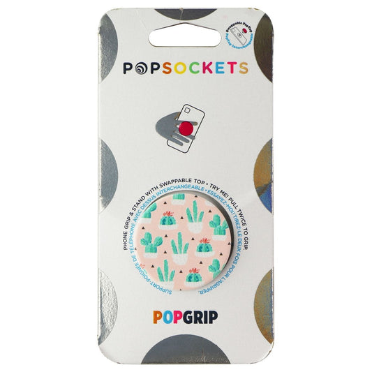 PopSockets: PopGrip Expanding Stand & Grip w/ Swappable Top - Cactus Pot Cell Phone - Mounts & Holders PopSockets - Simple Cell Bulk Wholesale Pricing - USA Seller