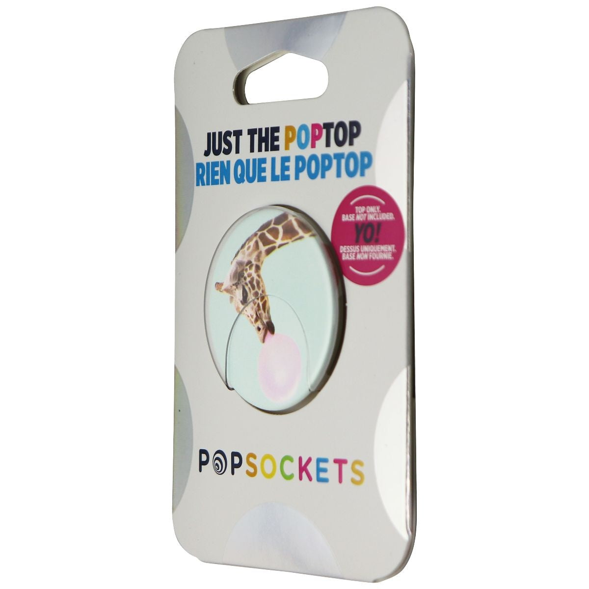 PopSockets PopGrip Swappable Top - Bubblegum Giraffe (Top ONLY/No Base) Cell Phone - Mounts & Holders PopSockets - Simple Cell Bulk Wholesale Pricing - USA Seller