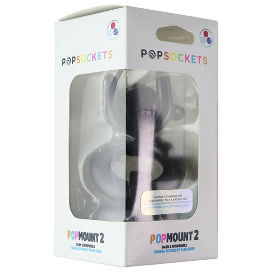 PopSockets PopMount2 Phone Mount for Car Dash & Desk - Black