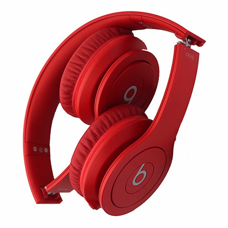 Beats by Dr. Dre Solo HD Wired On-Ear Headphones - Matte Red (5BDC91641LG2) Portable Audio - Headphones Beats by Dr. Dre - Simple Cell Bulk Wholesale Pricing - USA Seller
