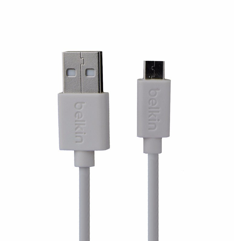 Belkin (F2CU012bt04 - WHT) 4Ft Charge/Sync Cable for Micro USB Devices - White Cell Phone - Cables & Adapters Belkin - Simple Cell Bulk Wholesale Pricing - USA Seller