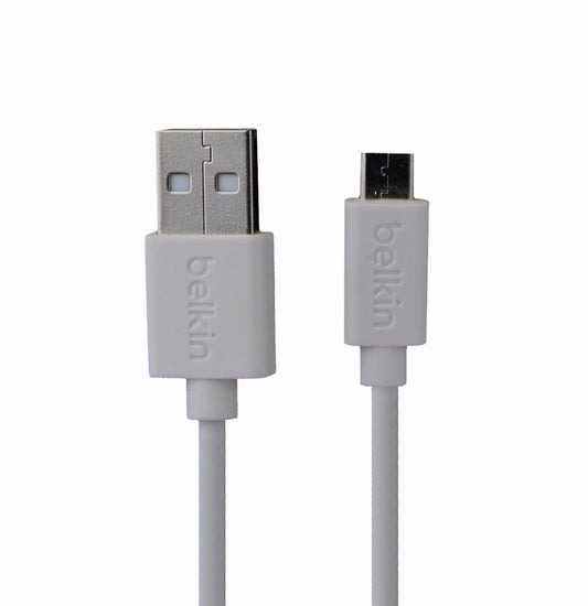 Belkin (F2CU012bt04 - WHT) 4Ft Charge/Sync Cable for Micro USB Devices - White Cell Phone - Cables & Adapters Belkin - Simple Cell Bulk Wholesale Pricing - USA Seller