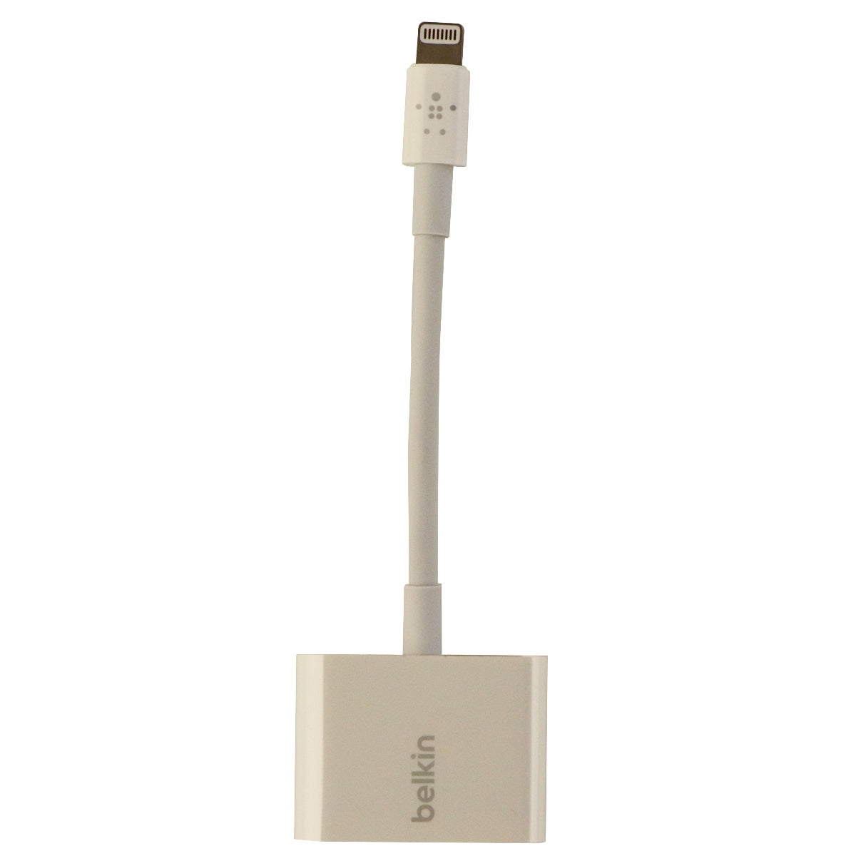Belkin (F8J212btWHT) 3.5mm Audio & Charge Adapter for iPhones - White Cell Phone - Cables & Adapters Belkin - Simple Cell Bulk Wholesale Pricing - USA Seller
