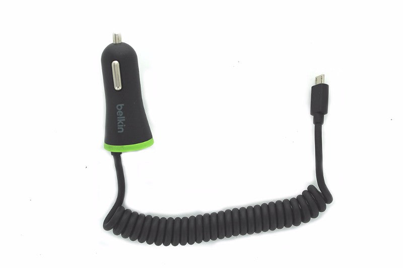 Belkin 3.4 Amp Boost Up Micro USB Car Charger w/ Extra USB Port Cell Phone - Chargers & Cradles Belkin - Simple Cell Bulk Wholesale Pricing - USA Seller