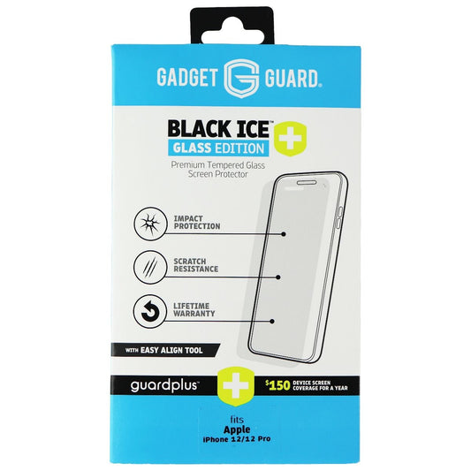 Gadget Guard Black Ice+ (Plus) Glass Edition for iPhone 12 Pro and iPhone 12 Cell Phone - Screen Protectors Gadget Guard    - Simple Cell Bulk Wholesale Pricing - USA Seller